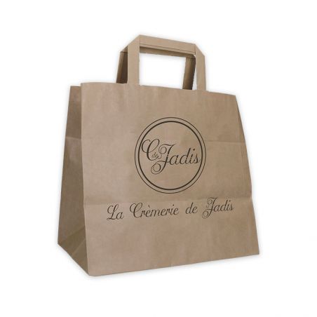 Sac Papier Kraft Brun Fromagerie Personnalisable Lesmayoux