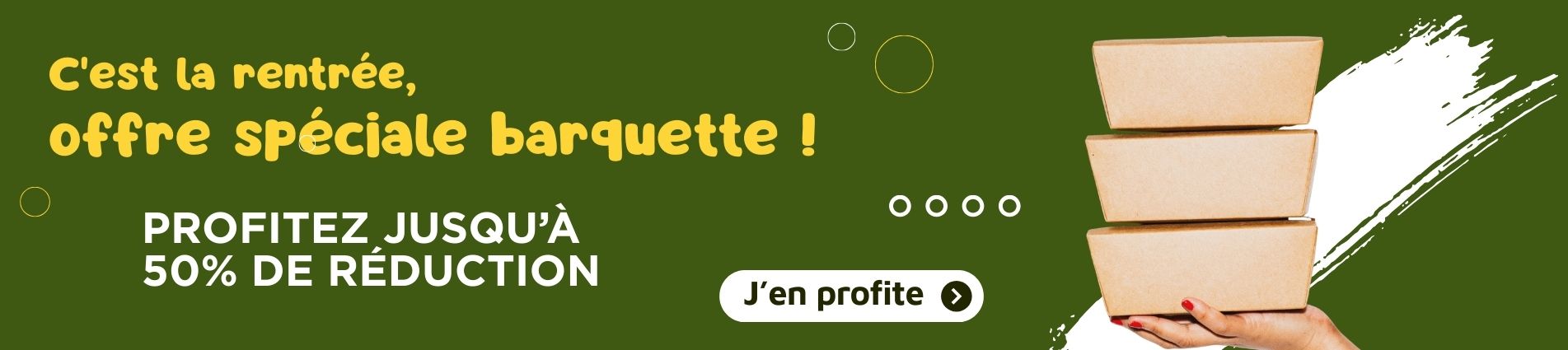 Barquette alimentaire