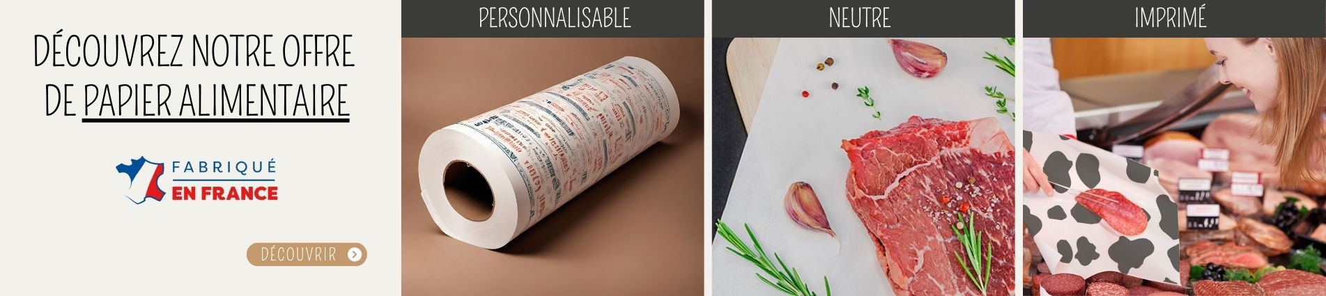 Papier alimentaire professionnel
