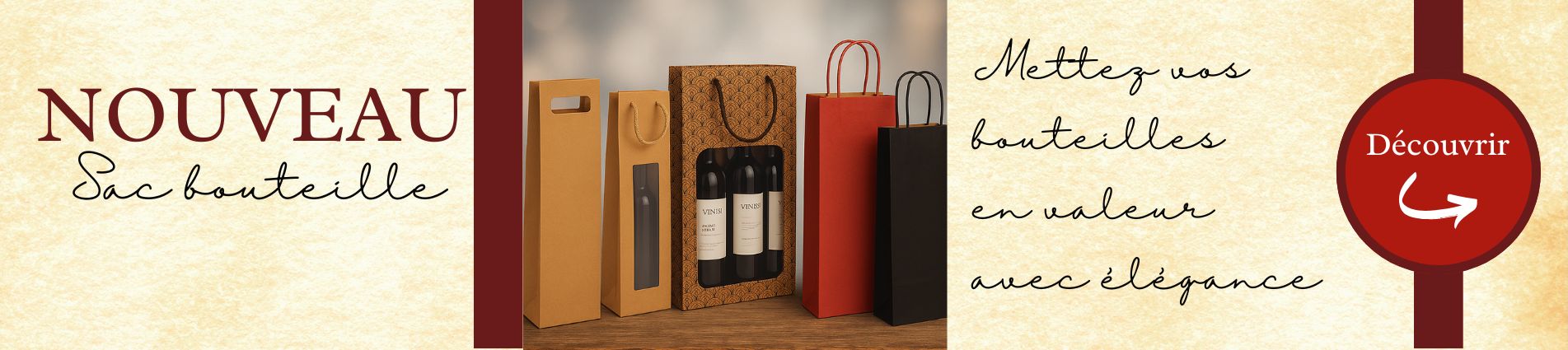 Sac bouteille professionnel
