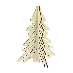 Sapin bois déco 40 x 31 cm