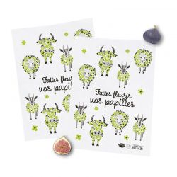 Papier alimentaire boucherie - Motif printemps