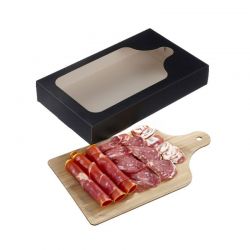 Boite traiteur carton avec fenêtre pour planche apéro