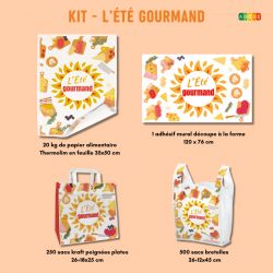 Kit été gourmand avec papier en feuille