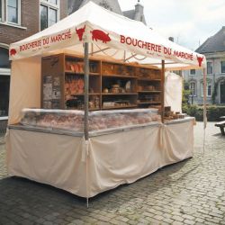 Barnum pliant personnalisé pour bouchers, charcutiers | Proébo