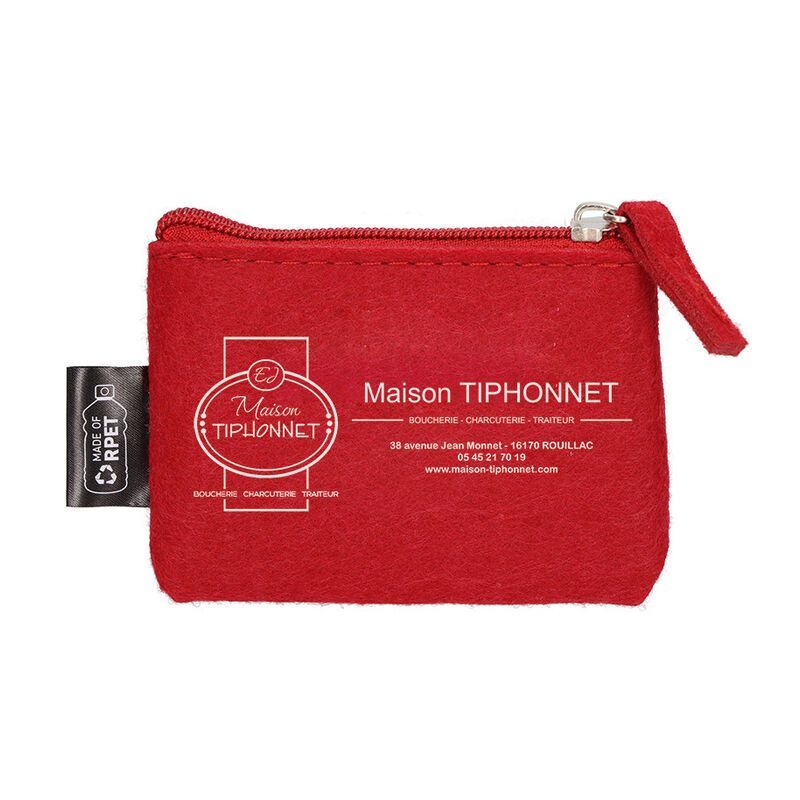 Porte monnaie en feutrine personnalisable | Proébo
