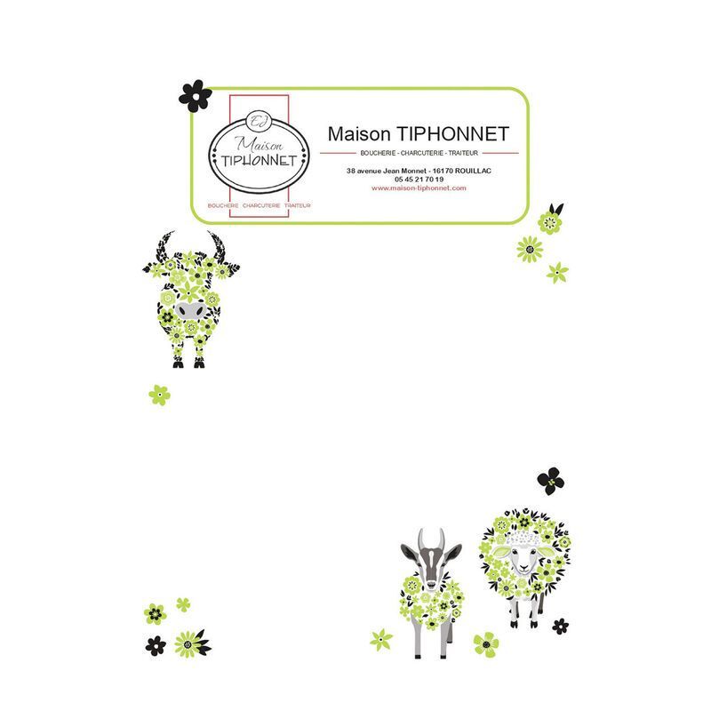 Magnet printemps personnalisé pour bouchers - Proébo