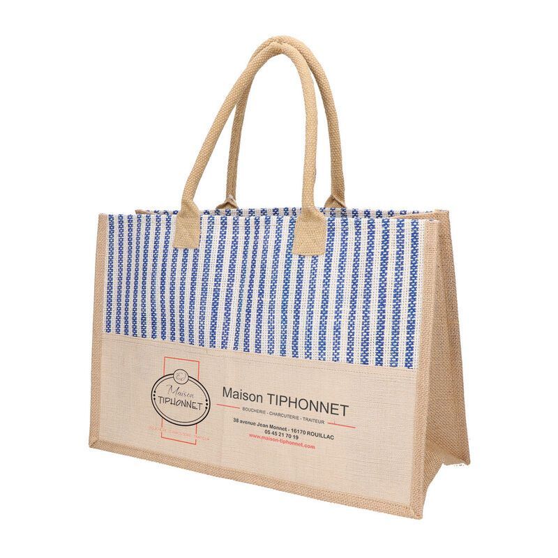 Sac jute joddie personnalisable pour boucherie | Proébo Sac jute joddie personnalisable pour boucherie | Proébo