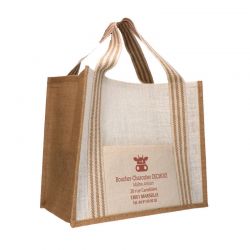 Sac jute logguy personnalisable pour boucherie | Proébo