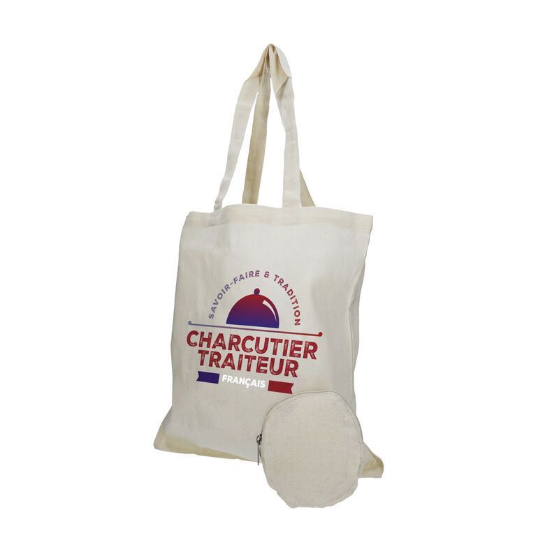 Sac coton pocket ball personnalisable pour boucheries | Proébo