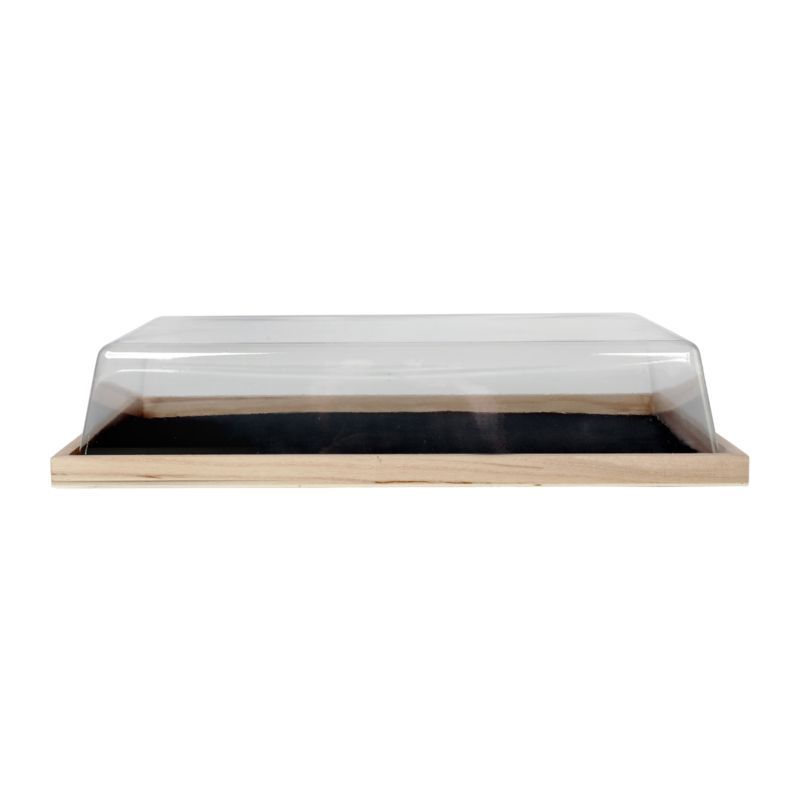  Couvercle transparent pour plateau bois