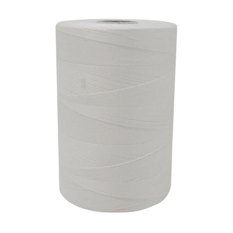 Ficelle Polyester Bl. 4 Fils avec Tube Rolls 1 kg