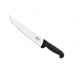 Couteau Boucher - Manche plastique Noir- Lame 28 cm