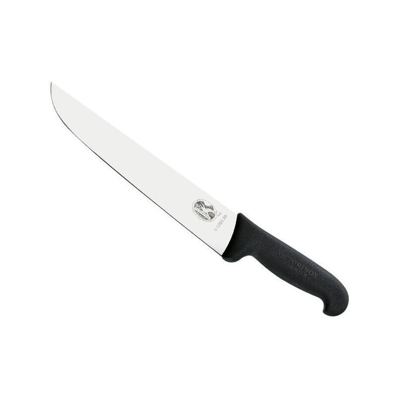 Couteau 26 cm Boucher - Manche Plastique Noir
