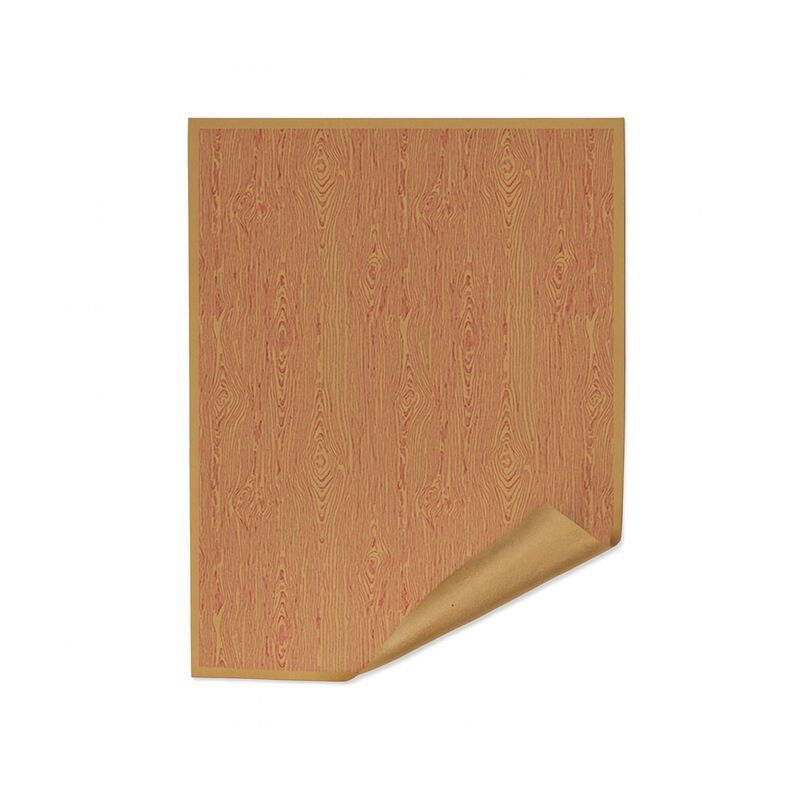 Papier alimentaire Bisix 33x50 – trame bois rouge