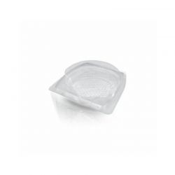 Barquette plastique cristal 1 coquille Saint-Jacques