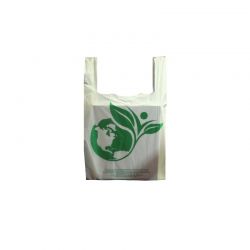 Sac bretelle biosourcé naturel 26x45 cm - impression arbre