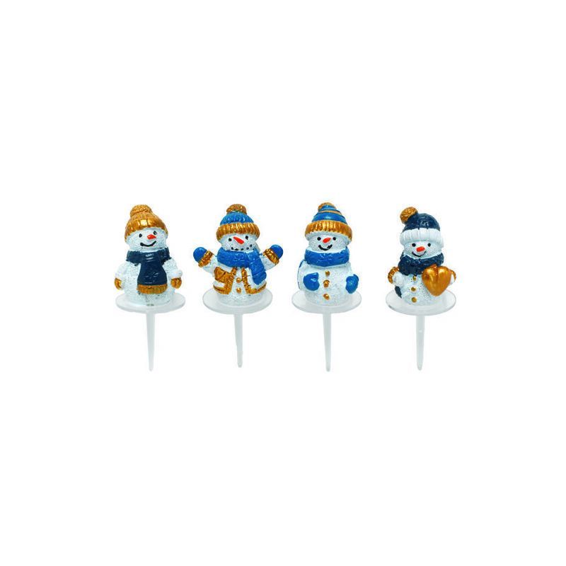 Décors fêtes bonhommes de neige grand froid
