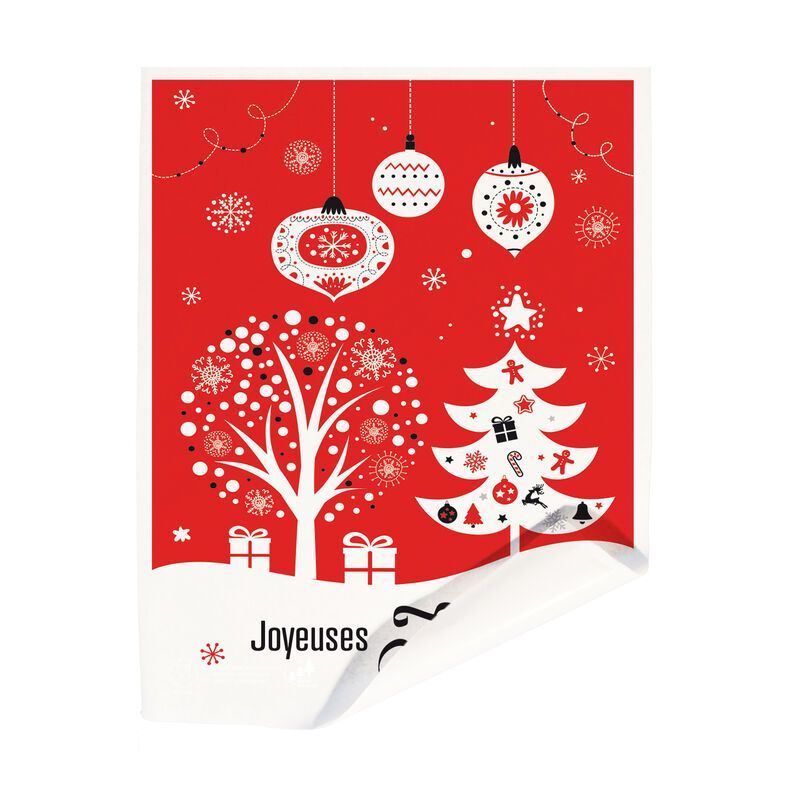 Papier fromager thermoscellable 60g - motif Fêtes"