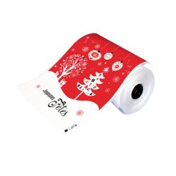 Papier fromager enduit thermoscellable 60g – bobinot 35 cm "Fêtes"