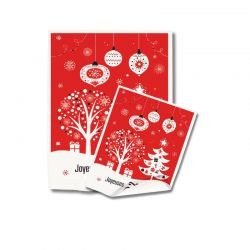 Kit joyeuses fêtes - feuille  Kit joyeuses fêtes - feuille