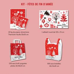 Kit joyeuses fêtes - feuille