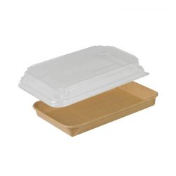 Plateau carton avec couvercle