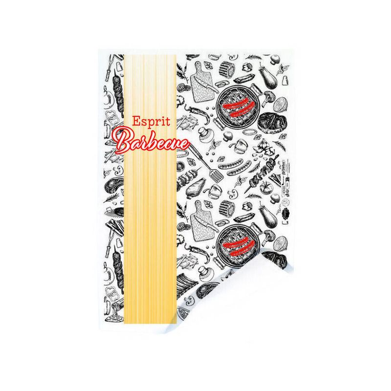 Papier boucherie thermoscellable 60g - Motif Barbecue festif