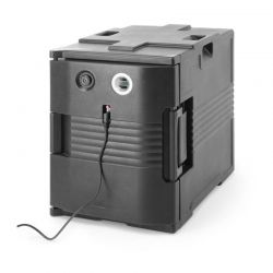 Conteneur isotherme traiteur avec fonction chauffante - 477x680x(H)620 mm