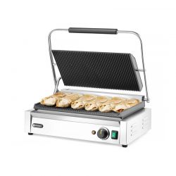 Grill Panini XL plaques Rainurée - 548x464x(H)216 mm