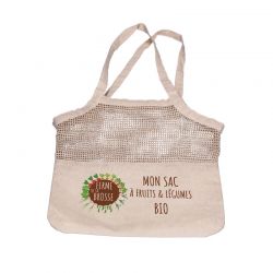 Sac coton naturel filet