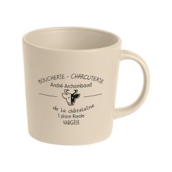 Tasse céramique crème