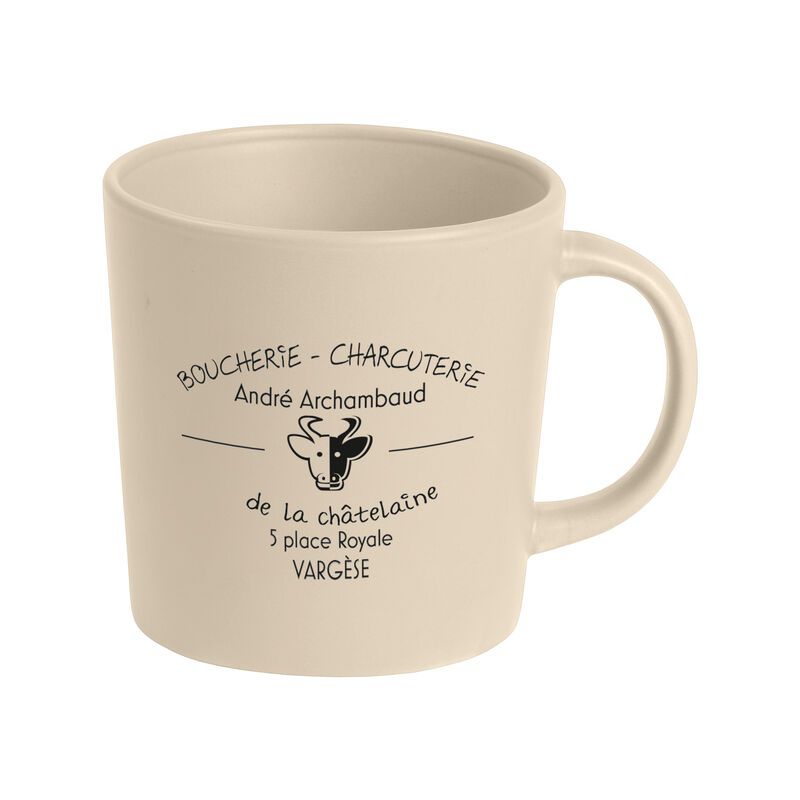 Tasse céramique crème