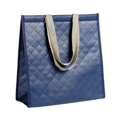 Sac isotherme bleu fermeture scratch