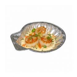 Coquille Saint-Jacques en aluminium - 12 cl