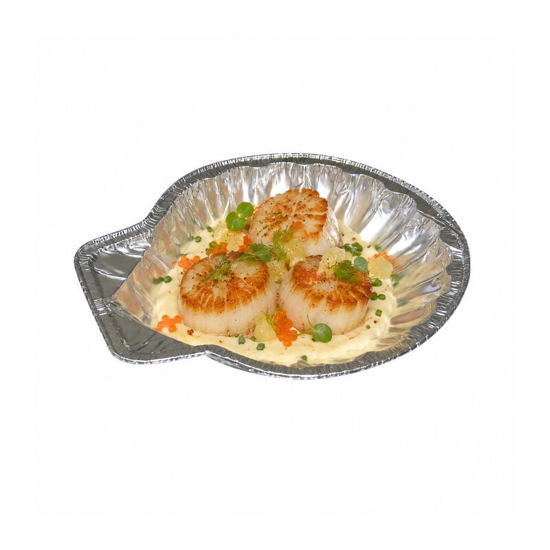 Coquille Saint-Jacques en aluminium - 12 cl