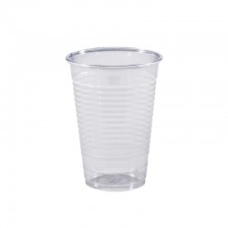 Gobelet plastique transparent