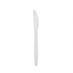 Couteau plastique blanc