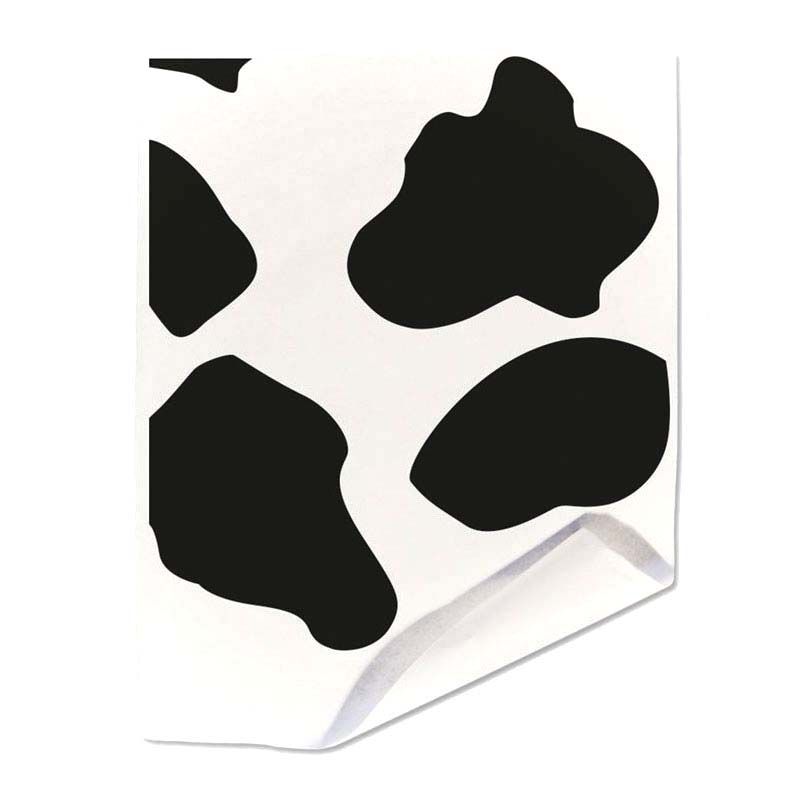 Papier duplex paputyl blanc motif taches de vache Papier duplex paputyl blanc motif taches de vache