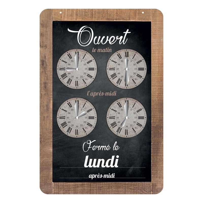 Panneau horaires Panneau horaires