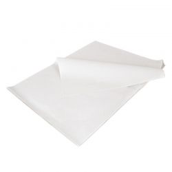 Feuille papier alimentaire paraffinée blanche 33x33 cm