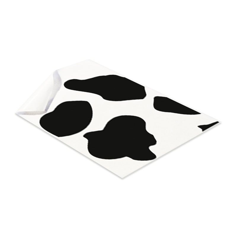 Papier boucher thermoscellable - Motif vache noir