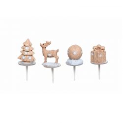 Décors fêtes imitation bois