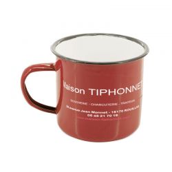 Tasse retro rouge