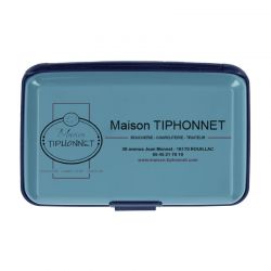 Porte multicartes métallique personnalisable - bleu