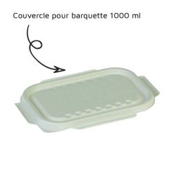 Barquette pulpe de canne avec couvercle