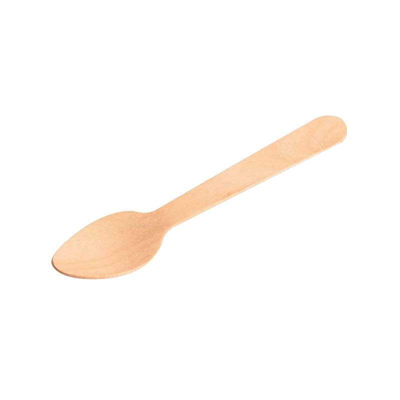 Petite cuillère en bois dessert 11 cm | Proébo