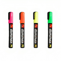 Stylos craies couleurs : rose, orange, jaune et vert | Proébo