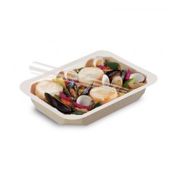 Barquette en carton kraft scellable FOOD K 