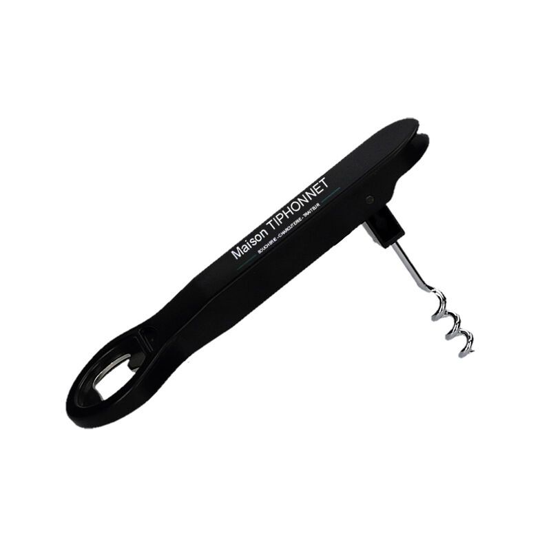 Tire-bouchon décapsuleur personnalisable noir | Proébo